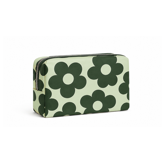 Neceser Mini Flores Verde Leonor | HILA