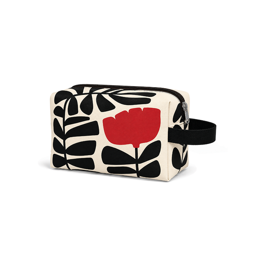 Neceser rectangular hojas