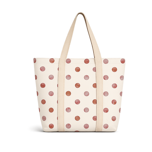Bolso shopper lunares
