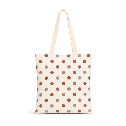 Bolsa tote bag lunares