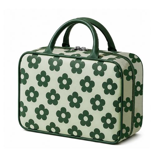 Bolsa Neceser Flores Verde Leonor | HILA