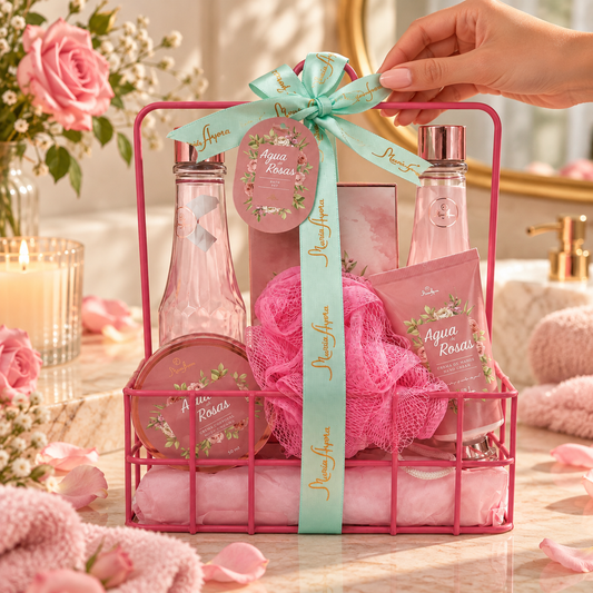 Set de baño Rosas