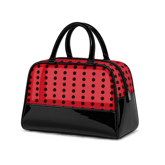 Bolsa Neceser Charol Negro y Luares Vera | HILA
