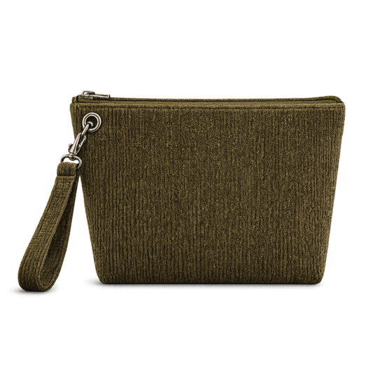 Bolso Neceser de Mano Verde Soft | HILA
