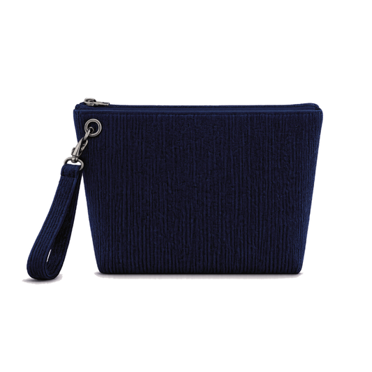 Bolso Neceser de Mano Azul Soft | HILA